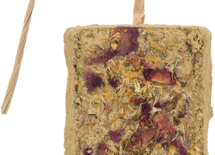 Trixie Lehmstein mit Blüten – Naturlehm, 100g