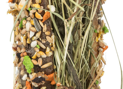 Trixie Holzturm mit Heu und Knusperstange, 13x17x13cm