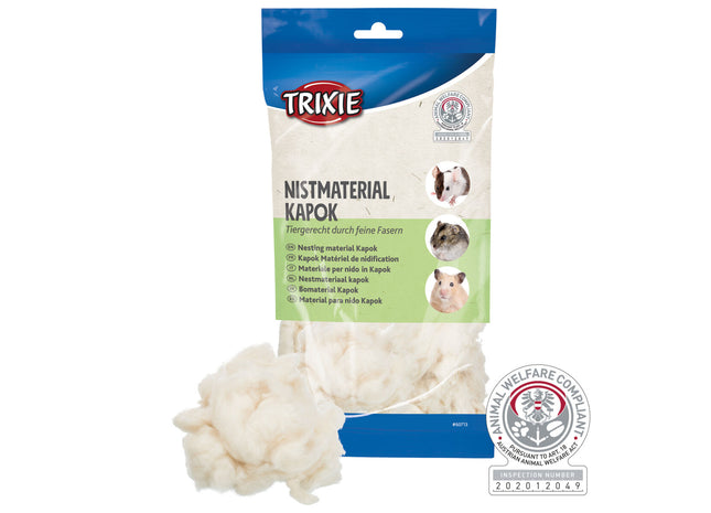 Trixie Nistmaterial Kapok - creme, 40 g