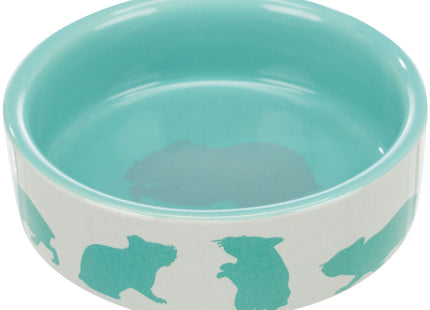 Trixie Keramiknapf - 80ml Hamster, weiss mit Motiv