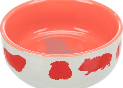 Trixie Keramiknapf - 80ml Hamster, weiss mit Motiv