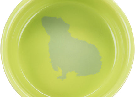 Trixie Keramiknapf - 80ml Hamster, weiss mit Motiv