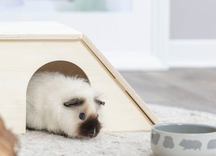 Trixie Keramiknapf - 80ml Hamster, weiss mit Motiv