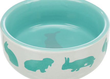Trixie Keramiknapf - 80ml Hamster, weiss mit Motiv