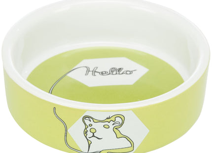 Trixie Keramiknapf Comic Hello - Keramik, 90ml, ø8cm