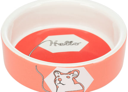 Trixie Keramiknapf Comic Hello - Keramik, 90ml, ø8cm