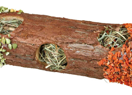 Trixie Röhrentunnel klein mit Heu und Hibiskusblüten