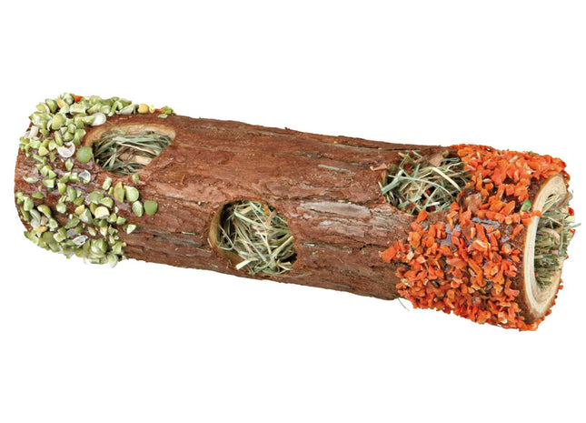 Trixie Röhrentunnel klein mit Heu und Hibiskusblüten