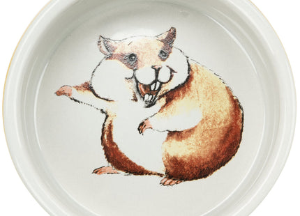 Trixie Keramiknapf - Hamster, bunt/creme, 80ml