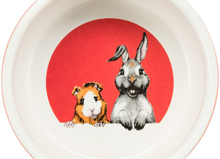 Trixie Honey & Hopper Keramiknapf – bunt, 250ml, Nagetier