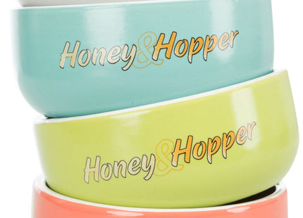 Trixie Honey & Hopper Keramiknapf – bunt, 250ml, Nagetier