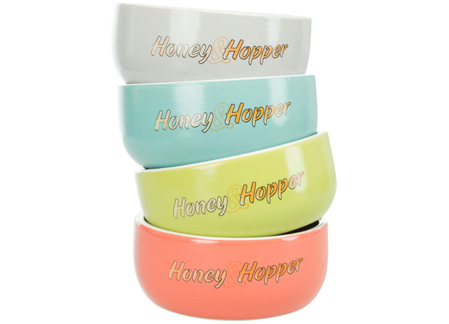 Trixie Honey & Hopper Keramiknapf – bunt, 250ml, Nagetier