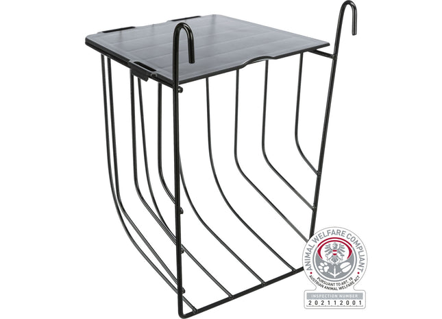 Trixie Heuraufe – Metall, mit Kunststoffdeckel