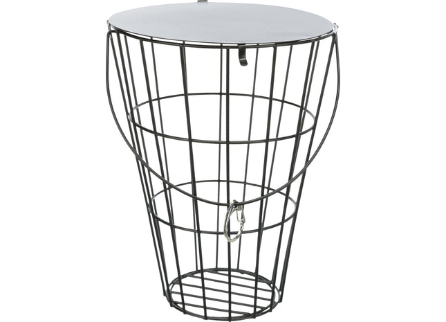 Trixie Heuraufe mit Deckel, metall 21cm