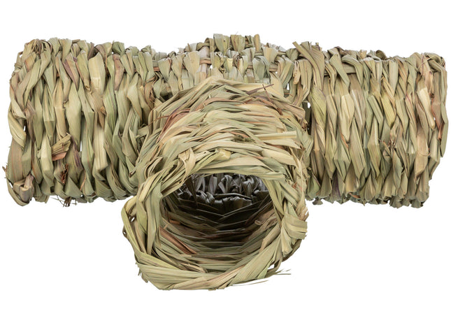 Trixie Tunnel mit Abzweiger - Hamster, Gras, 25×9×18cm