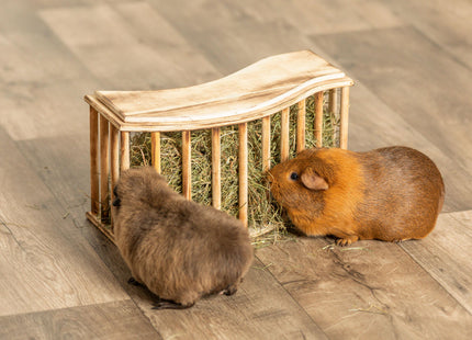 Trixie Heuraufe - geflammtes Holz, 37×19×13 cm