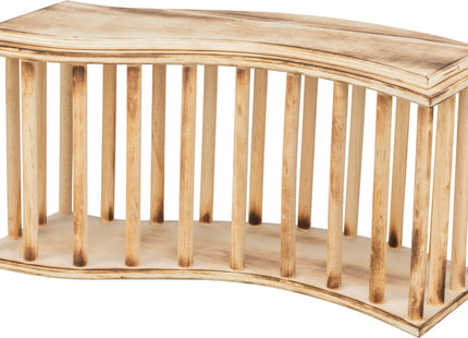 Trixie Heuraufe - geflammtes Holz, 37×19×13 cm