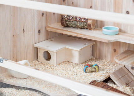 Trixie Mehrkammerhaus - Nagerhaus, Holz, 3 Kammern