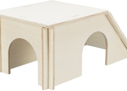 Trixie Haus Bent - Nagerhaus Holz 40x18cm