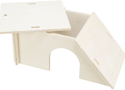 Trixie Haus Bent - Nagerhaus Holz 40x18cm