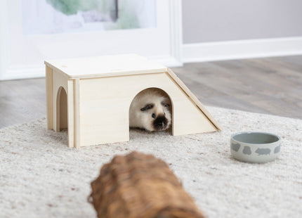 Trixie Haus Bent - Nagerhaus Holz 40x18cm