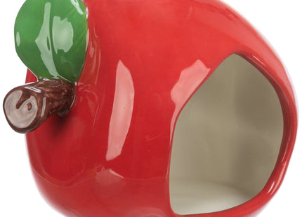 Trixie Keramikhaus Apfel - Hamsterhaus rot klein