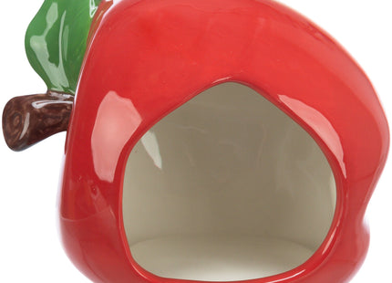 Trixie Keramikhaus Apfel - Hamsterhaus rot klein