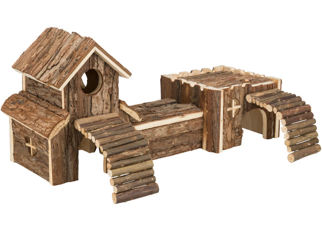 Trixie Frida XL Hamster- / Degutunnel - hochwertiger Tunnel für Hamster und Degus, ideal für artgerechte Beschäftigung und Bewegung im Käfig