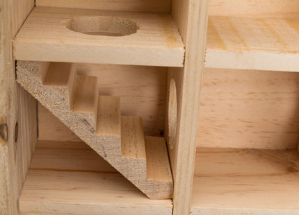 Trixie Natural Living Hamster Spielturm – Holzspielturm 30×30 cm