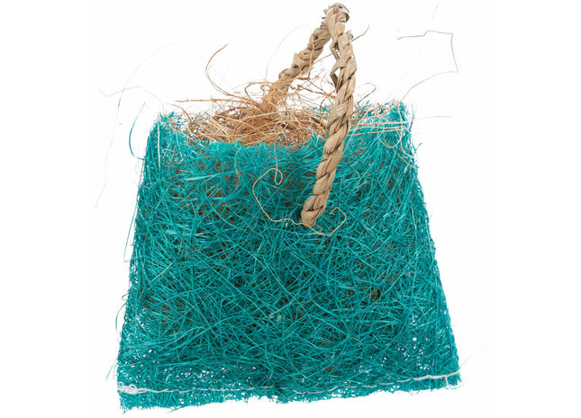 Trixie Snack Tasche - Vogelspielzeug, blau 10x13cm