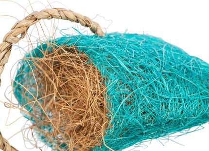 Trixie Snack Tasche - Vogelspielzeug, blau 10x13cm