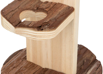 Trixie Natural Living Tränkenhalter - Rindenholz 18x30x18cm