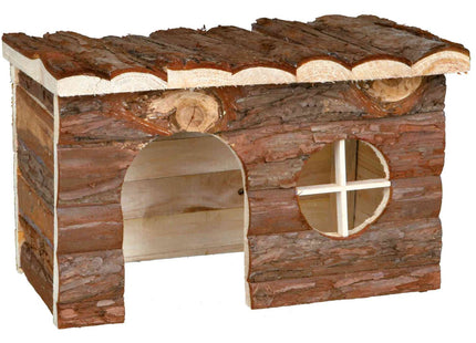 Trixie Blockhaus Jerrik – Nagerhaus aus Rindenholz