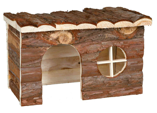 Trixie Blockhaus Jerrik – Nagerhaus aus Rindenholz