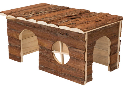 Trixie Blockhaus Jerrik – Nagerhaus aus Rindenholz