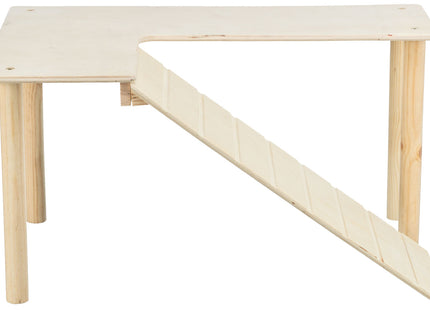 Trixie Plattform mit Rampe - Holz, 47×25×30 cm