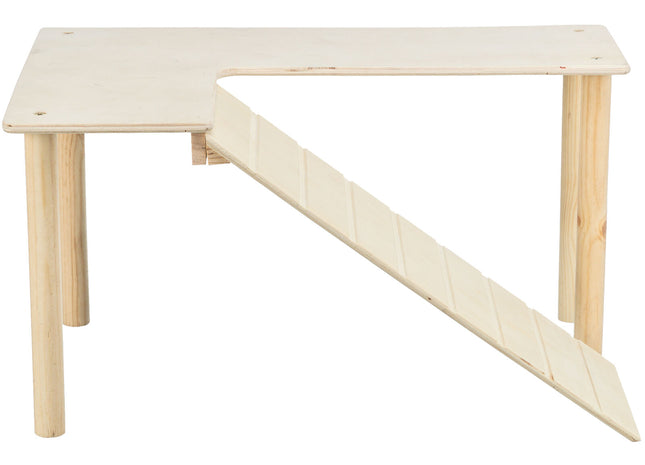 Trixie Plattform mit Rampe - Holz, 47×25×30 cm