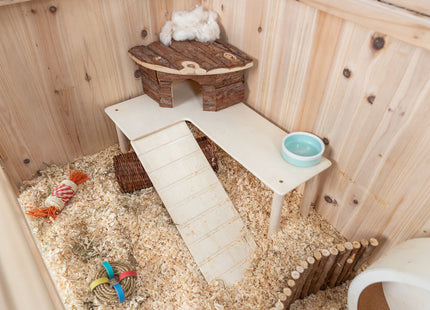 Trixie Plattform mit Rampe - Holz, 47×25×30 cm