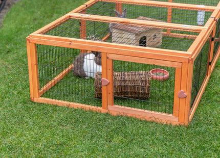 Trixie Natura Freilaufgehege - Holzrahmen, Metallgitter