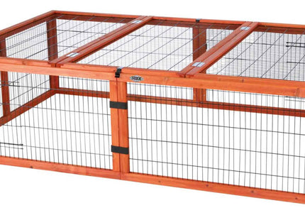 Trixie Natura Freilaufgehege - Holzrahmen, Metallgitter