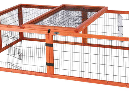 Trixie Natura Freilaufgehege - Holzrahmen, Metallgitter