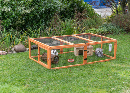 Trixie Natura Freilaufgehege - Holzrahmen, Metallgitter