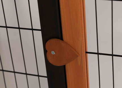 Trixie Natura Freilaufgehege - Kleintiergehege schwarz braun