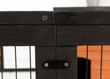 Trixie Natura Freilaufgehege - Kleintiergehege schwarz braun