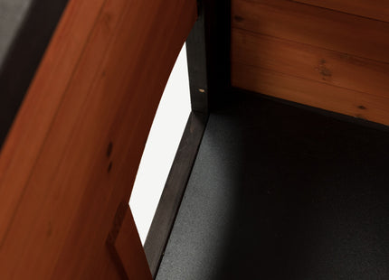 Trixie Natura Freilaufgehege - Kleintiergehege schwarz braun