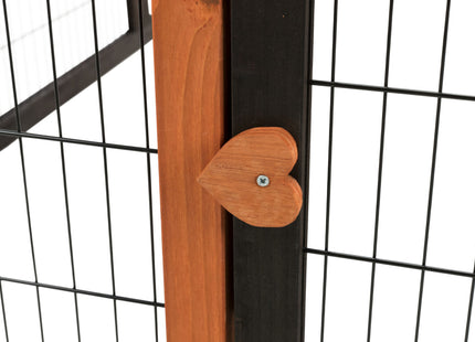 Trixie Natura Freilaufgehege - Kleintiergehege schwarz braun