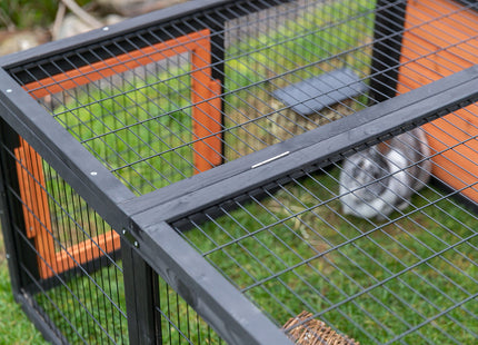 Trixie Natura Freilaufgehege - Kleintiergehege schwarz braun