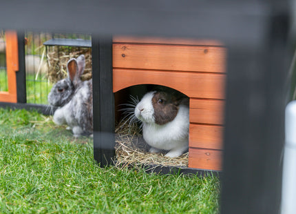 Trixie Natura Freilaufgehege - Kleintiergehege schwarz braun