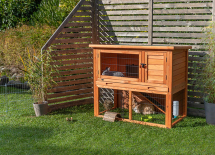 Trixie Natura Kaninchenstall – braun, Grösse S