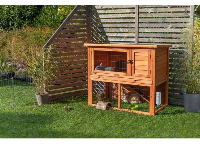 Trixie Natura Kaninchenstall – braun, Grösse S